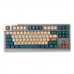 Earth Tones Martian GMK 104+26 Full PBT Dye Sublimation Keycaps Set for Cherry MX Mechanical Gaming Keyboard 87/104